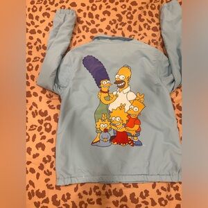 Cake worthy Simpsons zip up wind breaker
